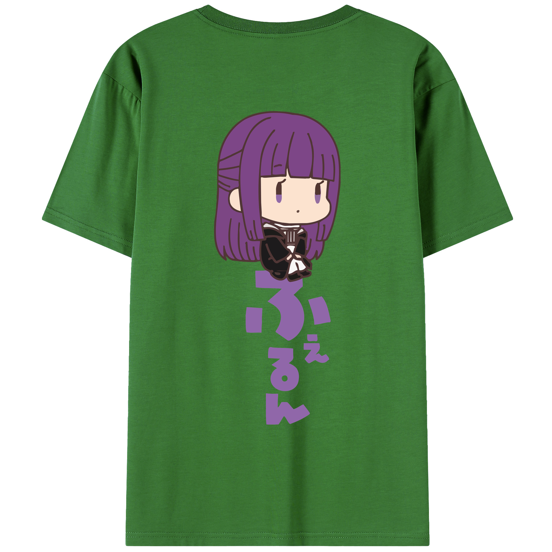 （画像用） 葬送のフリーレン Frieren レディース半袖Tシャツ(バックプリント)